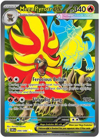 Mega Pyroar ex (99/086)  - ME04 Chaos Rising Holofoil