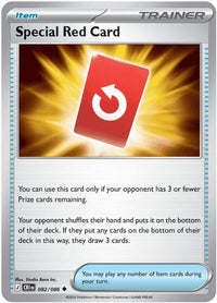 Special Red Card (82/086)  - ME04 Chaos Rising Reverse Holofoil