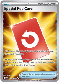 Special Red Card (113/086)  - ME04 Chaos Rising Holofoil