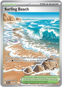 Surfing Beach (114) - ME04 Chaos Rising Holofoil