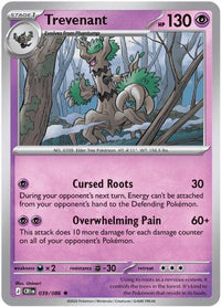 Trevenant (39) - ME04 Chaos Rising Holofoil