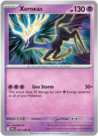 Xerneas (42/086)  - ME04 Chaos Rising Holofoil