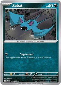 Zubat (49) - ME04 Chaos Rising Reverse Holofoil