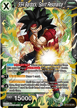 SS4 Bardock, Spirit Resonance (BT14-122) [Cross Spirits] - POKÉ JEUX
