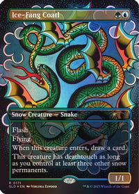 Ice-Fang Coatl (0171) (Rainbow Foil) (SLD-171) - Secret Lair Drop Series Foil