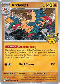 Archeops (Fossil Museum Exclusive) (051 - ME Mega Evolution Promo Holofoil