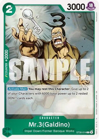 Mr.3(Galdino) (ST30-014) - Starter Deck EX: Luffy & Ace Foil