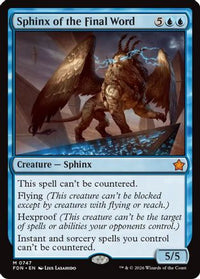 Sphinx of the Final Word (0747) (FDN-747) - Foundations