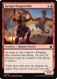 Kargan Dragonrider (0762) (FDN-762) - Foundations