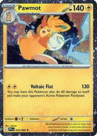 Pawmot (Cosmos Holo) (34/094)  - Blister Exclusives Holofoil