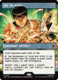 The Ten Rings (Borderless) (MSH-313) - Marvel Super Heroes Foil