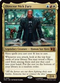 Director Nick Fury (MSC-081) - Commander: Marvel Super Heroes