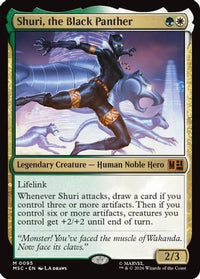 Shuri, the Black Panther (MSC-095) - Commander: Marvel Super Heroes