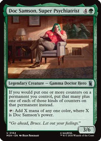 Doc Samson, Super Psychiatrist (MSH-164) - Marvel Super Heroes Foil