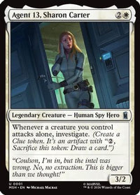 Agent 13, Sharon Carter (MSH-001) - Marvel Super Heroes