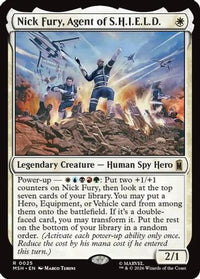 Nick Fury, Agent of S.H.I.E.L.D. (MSH-025) - Marvel Super Heroes Foil