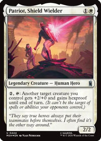 Patriot, Shield Wielder (Surge Foil) (MSH-444) - Marvel Super Heroes Foil