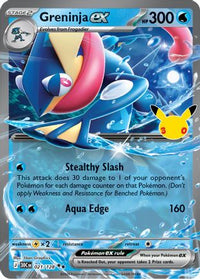 Greninja ex (21) - ME 30th Celebration Holofoil