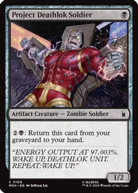 Project Deathlok Soldier (MSH-109) - Marvel Super Heroes Foil
