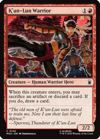 K'un-Lun Warrior (MSH-140) - Marvel Super Heroes