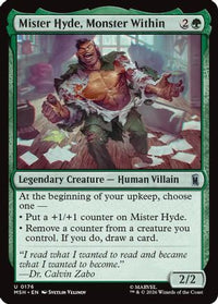 Mister Hyde, Monster Within (MSH-176) - Marvel Super Heroes Foil