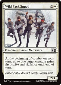 Wild Pack Squad (MSC-781) - Commander: Marvel Super Heroes Foil
