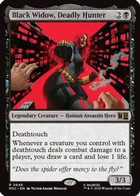 Black Widow, Deadly Hunter (MSC-648) - Commander: Marvel Super Heroes