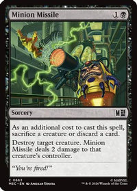 Minion Missile (MSC-663) - Commander: Marvel Super Heroes