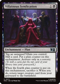 Villainous Syndication (MSC-672) - Commander: Marvel Super Heroes Foil