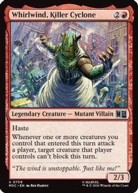 Whirlwind, Killer Cyclone (MSC-709) - Commander: Marvel Super Heroes
