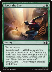 Scout the City (MSC-817) - Commander: Marvel Super Heroes Foil