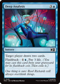 Deep Analysis (Surge Foil) (MSC-149) - Commander: Marvel Super Heroes Foil