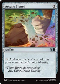 Arcane Signet (0192) (Surge Foil) (MSC-192) - Commander: Marvel Super Heroes Foil