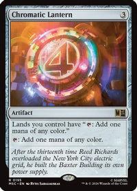Chromatic Lantern (MSC-195) - Commander: Marvel Super Heroes