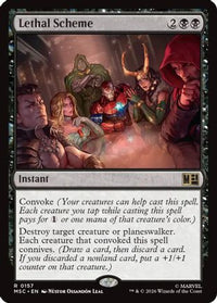 Lethal Scheme (Surge Foil) (MSC-157) - Commander: Marvel Super Heroes Foil
