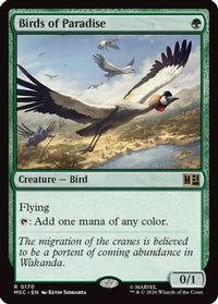 Birds of Paradise (Surge Foil) (MSC-170) - Commander: Marvel Super Heroes Foil