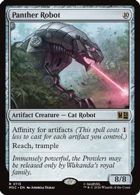Panther Robot (Surge Foil) (MSC-113) - Commander: Marvel Super Heroes Foil