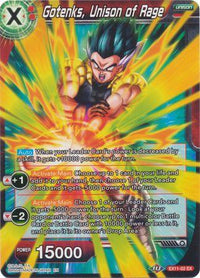 Gotenks, Unison of Rage (EX11-02) [Universe 7 Unison] - POKÉ JEUX