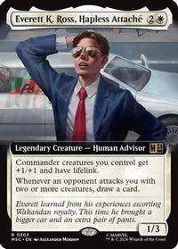 Everett K. Ross, Hapless Attache (Extended Art) (MSC-303) - Commander: Marvel Super Heroes