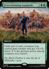 Overwhelming Stampede (Extended Art) (MSC-385) - Commander: Marvel Super Heroes