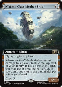 N'Yami-Class Mother Ship (Extended Art) (MSC-444) - Commander: Marvel Super Heroes