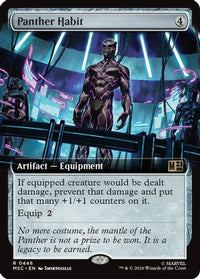 Panther Habit (Extended Art) (MSC-446) - Commander: Marvel Super Heroes
