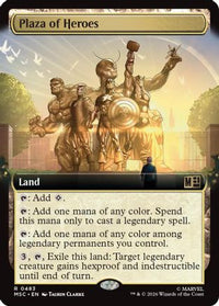 Plaza of Heroes (Extended Art) (MSC-483) - Commander: Marvel Super Heroes Foil