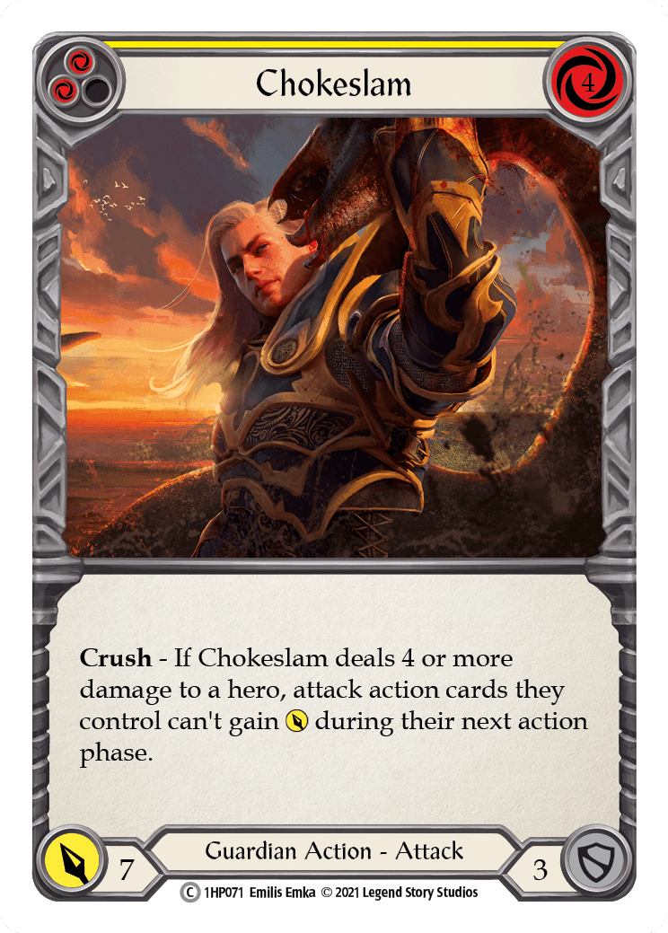 Chokeslam (Yellow) [1HP071] (History Pack 1) - POKÉ JEUX