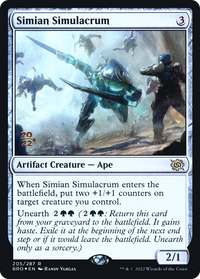 Simian Simulacrum [The Brothers' War Prerelease Promos]