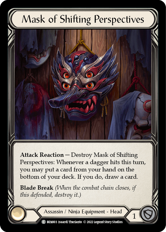 Mask of Shifting Perspectives [BEN003] (Outsiders Benji Blitz Deck) - POKÉ JEUX