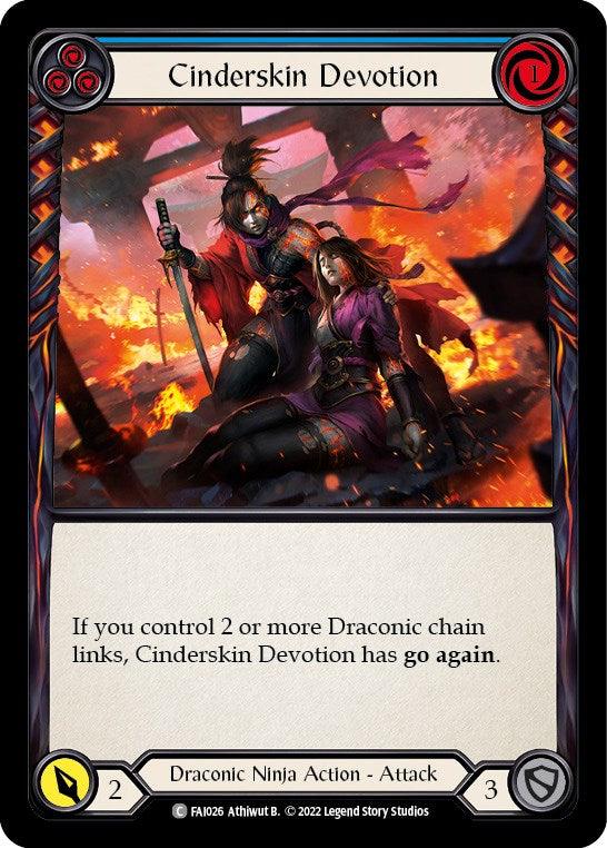 Cinderskin Devotion (Blue) [FAI026] (Uprising Fai Blitz Deck) - POKÉ JEUX