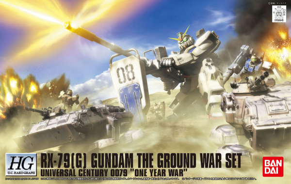 HGUC 1/144 RX-79G Gundam The Ground War Set (Pre-Order)