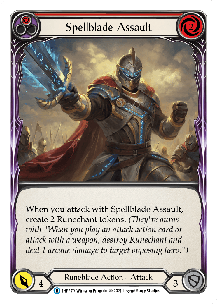 Spellblade Assault (Red) [1HP270] (History Pack 1) - POKÉ JEUX