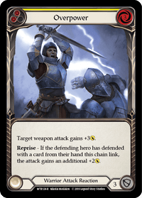 Overpower (Yellow) [WTR124-R] (Welcome to Rathe) Alpha Print Normal - POKÉ JEUX